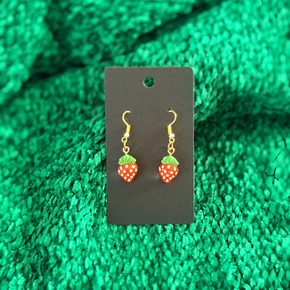 Strawberry Dangle Earrings